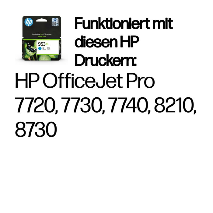 HP Cartucho de Tinta Original 953XL Cian