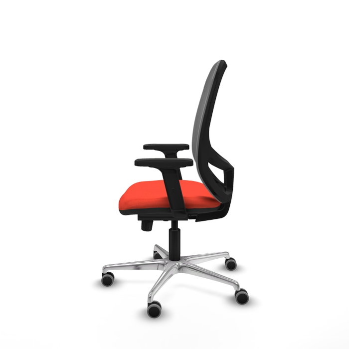 PIQUERAS Y CRESPO Silla de oficina Cilanco con mecanismo Sincro, Naranja oscuro y Gris PIQUERAS Y CRESPO Silla de oficina Cilanco con mecanismo Sincro, Naranja oscuro y Gris