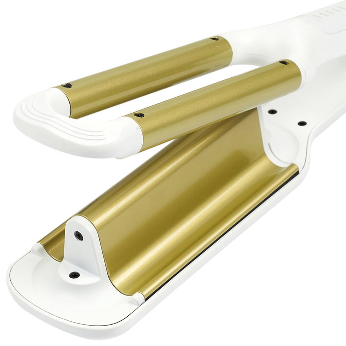 Cosmetic Club Plancha de Pelo Ondas de Cerámica y Turmalina con 4 Temperaturas hasta 120 Grados Cosmetic Club Plancha de Pelo Ondas de Cerámica y Turmalina con 4 Temperaturas hasta 120 Grados