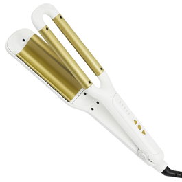 Cosmetic Club Plancha de Pelo Ondas de Cerámica y Turmalina con 4 Temperaturas hasta 120 Grados