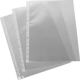 GRAFOPLAS 100 Fundas A4 Multitaladro PP Cristal 11 Taladros