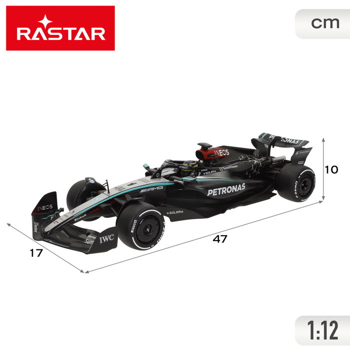 RASTAR Coche RC F1 2024 M escala 1:12
