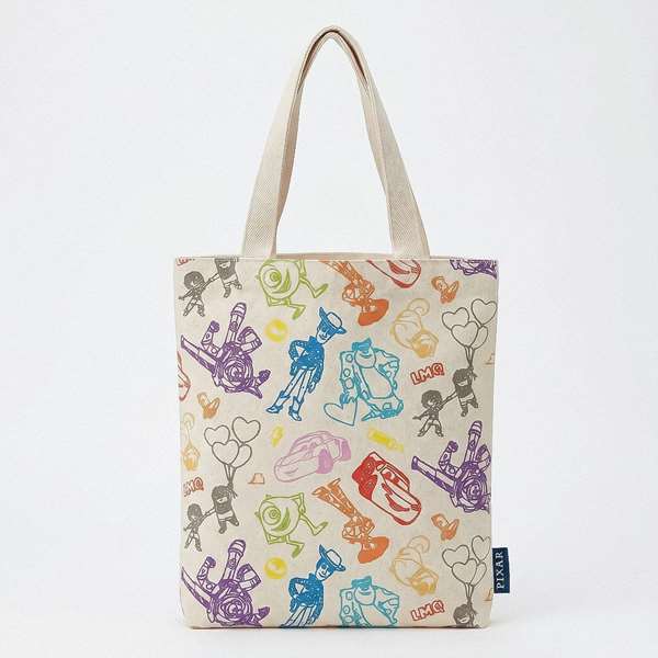 Cerdá Bolsa Shopping Pixar Diseño 1-Diseño 2: 2,2 Blanco Cerdá Bolsa Shopping Pixar Diseño 1-Diseño 2: 2,2 Blanco