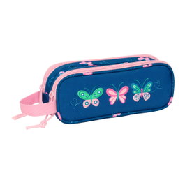 Safta Portatodo Doble Blackfit8 Mariposas