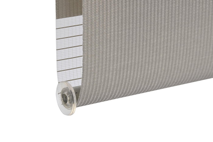 DKD Home Decor Estor Día-Noche Básico Gris Poliéster 190 x 120 cm DKD Home Decor Estor Día-Noche Básico Gris Poliéster 190 x 120 cm