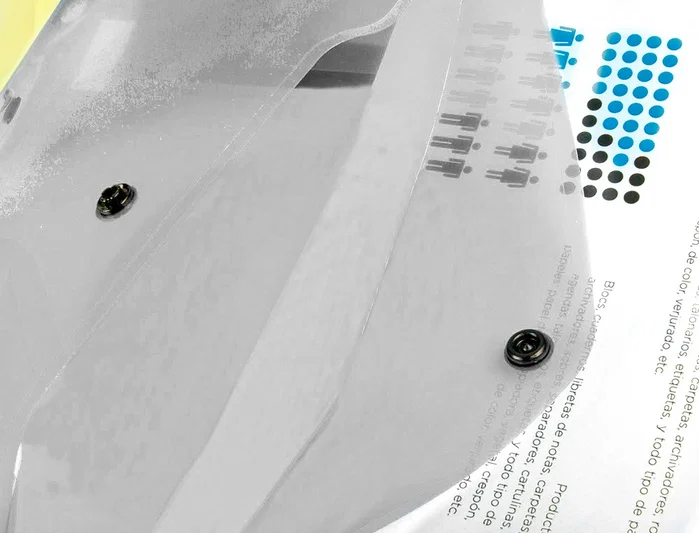 Liderpapel Carpeta dossier con broche DIN A5 transparente Liderpapel Carpeta dossier con broche DIN A5 transparente