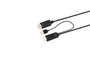 MicroConnect Cable Convertidor HDMI a DisplayPort 4K 60Hz 2M con Alimentación USB para Conector de Pantalla PC Laptop Monitor Proyector