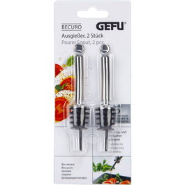 Gefu Dosificador BECURO, 2 piezas, Plata