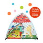 Fisher Price Tienda Forest XL Plegable con 20 Bolas para Niños +2 Años DEQUBE