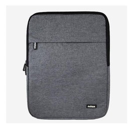 Nilox SLEEVE 15.6 Funda Acolchada para Portátil o Tablet 15.6" (39.6 cm), Color Gris, 2 Compartimentos, Ligera, Poliéster