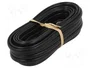 GOOBAY Cable telefónico RJ11 de 6m negro