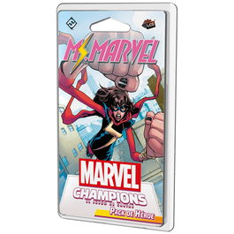 Fantasy Flight Games - Juego de Cartas Marvel Champions: Pack Héroe Ms. Marvel - Expansión - MC05ES - Versión en Español