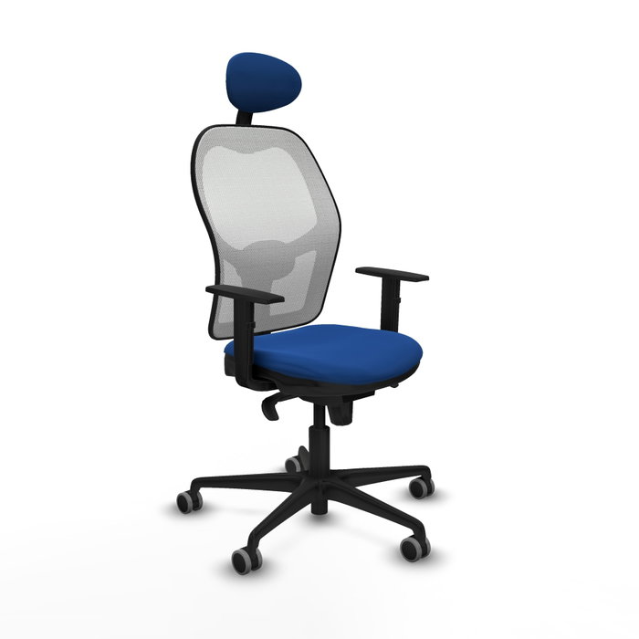 PIQUERAS Y CRESPO Silla de oficina Jorquera Azul y Blanco PIQUERAS Y CRESPO Silla de oficina Jorquera Azul y Blanco