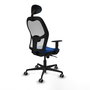 PIQUERAS Y CRESPO Silla de oficina Jorquera Azul y Blanco