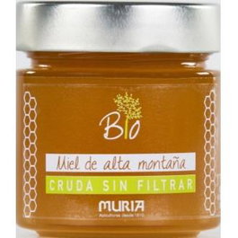 MURIA Miel De Alta Montaña Cristalizada 320 Gr - Cruda Sin Filtrar - Aroma Floral - Zona Montaña Cataluña y Península Ibérica