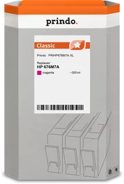 Prindo Classic XL Cartucho de Tinta Magenta Compatible con HP 738 300ml