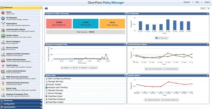 HPE Aruba Networking ClearPass Access License E-STU para 500 Endpoints Concurrentes - Suscripción de 1 Año - Gestión de Políticas de Seguridad para Red