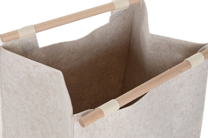DKD Home Decor Cesta Ropa Fieltro Surtido de 2 Colores DKD Home Decor Cesta Ropa Fieltro Surtido de 2 Colores