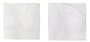 DKD Home Decor Decoración de Pared MDF 80x80 cm, Pack de 2, Blanco