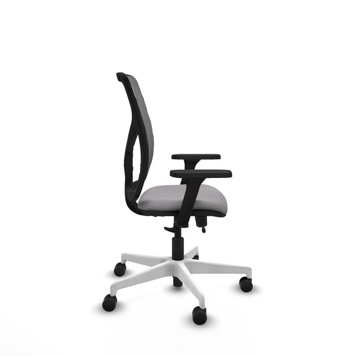 PIQUERAS Y CRESPO Silla de oficina Motilla Gris con mecanismo Sincro/Traslack