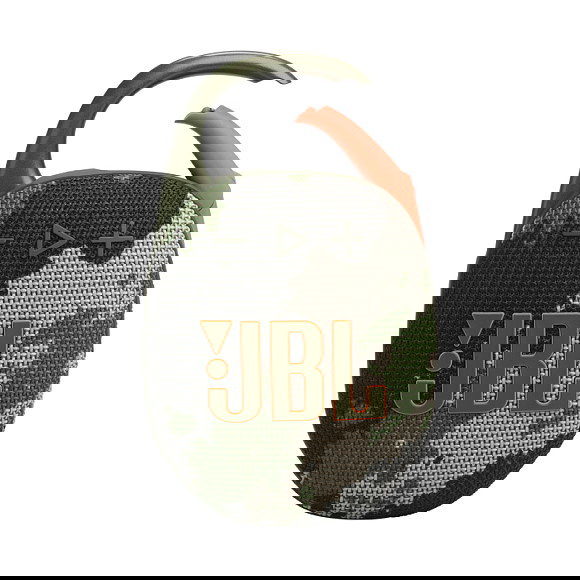 JBL Altavoz Bluetooth Portátil Clip 5, Resistente al Agua IP67, Camuflaje, 12h Autonomía, 7W, Bluetooth 5.3, con Gancho