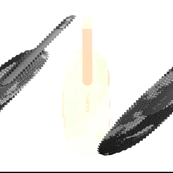 JBL Altavoz Bluetooth Portátil Clip 5, Resistente al Agua IP67, Camuflaje, 12h Autonomía, 7W, Bluetooth 5.3, con Gancho