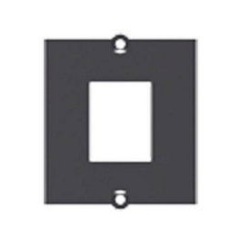 Bachmann 917.062 Marco Modular para 1x Keystone con Soporte Metálico, Negro