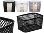 KIPIT Set de 3 Organizadores Rectangulares Surtidos Blanco, Marrón y Negro
