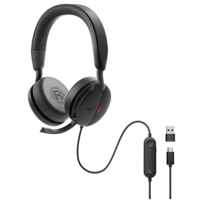 Dell Pro Wired ANC Headset WH5024 Negro USB-C Dell Pro Wired ANC Headset WH5024 Negro USB-C