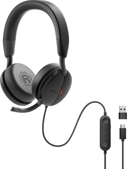 Dell Pro Wired ANC Headset WH5024 Negro USB-C Dell Pro Wired ANC Headset WH5024 Negro USB-C