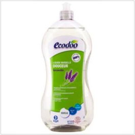 ECODOO Lavavajillas Lavandin 1L Suave Biodegradable con Aroma a Lavandín