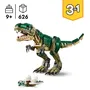 Lego 31151 T-Rex 3 en 1: Dinosaurio de juguete Triceratops o Pterodáctilo
