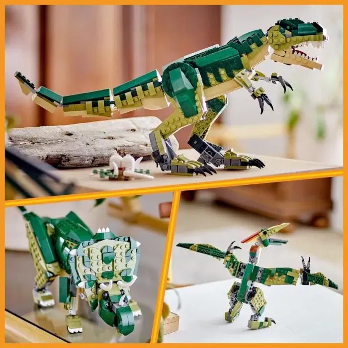 Lego 31151 T-Rex 3 en 1: Dinosaurio de juguete Triceratops o Pterodáctilo Lego 31151 T-Rex 3 en 1: Dinosaurio de juguete Triceratops o Pterodáctilo
