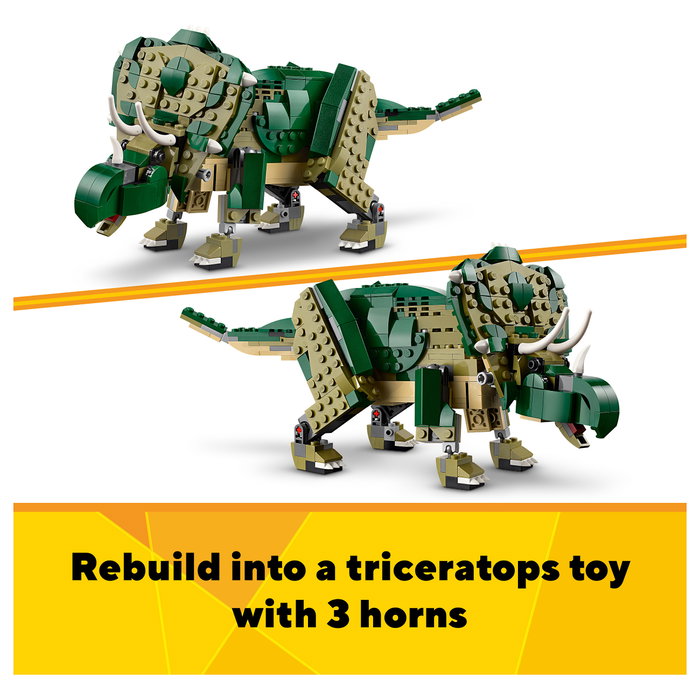 LEGO 31151 Creator 3 en 1 T.Rex - Juego de Construcción de Dinosaurio, 626 Piezas, Edad 9+ Años