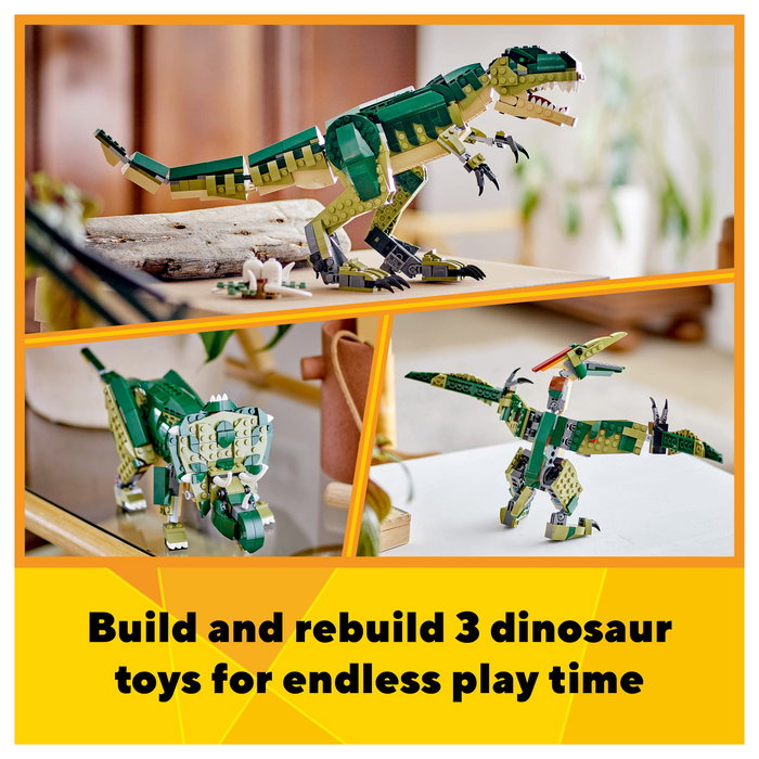LEGO 31151 Creator 3 en 1 T.Rex - Juego de Construcción de Dinosaurio, 626 Piezas, Edad 9+ Años