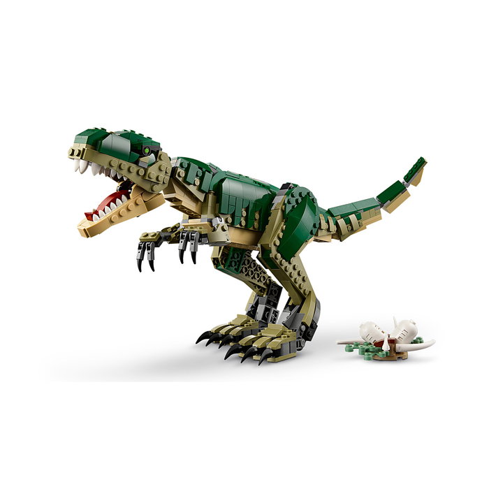 LEGO Creator 31151 T. Rex Dinosaurio de Juguete Articulado con Movimiento, Incluye Triceratops y Pterodáctilo, Set de Construcción para Niños +9 Años