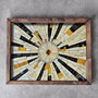 Aberto Design REF008 Bandeja de Madera Maciza con Impresión UV, 48x38x4 cm, Elegante y Duradera para Decoración del Hogar