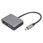 Digitus Adaptador Gráfico USB Type-C™ a Mini DisplayPort + VGA 4K 2 en 1