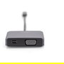 Digitus Adaptador Mini DP + VGA 4K/30Hz Gris Aluminio 20cm