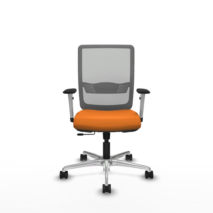 PIQUERAS Y CRESPO Silla de oficina Haches Naranja y Gris PIQUERAS Y CRESPO Silla de oficina Haches Naranja y Gris