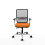 PIQUERAS Y CRESPO Silla de oficina Haches Naranja y Gris