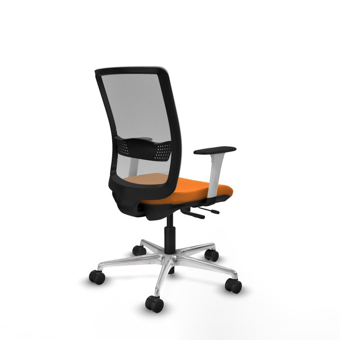 PIQUERAS Y CRESPO Silla de oficina Haches Naranja y Gris PIQUERAS Y CRESPO Silla de oficina Haches Naranja y Gris