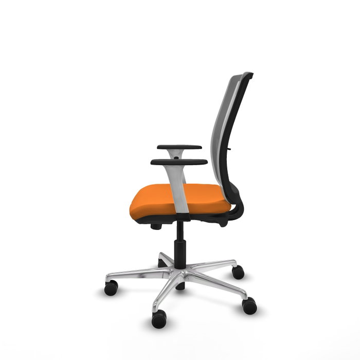 PIQUERAS Y CRESPO Silla de oficina Haches Naranja y Gris PIQUERAS Y CRESPO Silla de oficina Haches Naranja y Gris