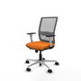 PIQUERAS Y CRESPO Silla de oficina Haches Naranja y Gris