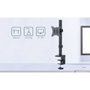 GEMBIRD MA-D1-02 Soporte para Monitor de Escritorio Negro