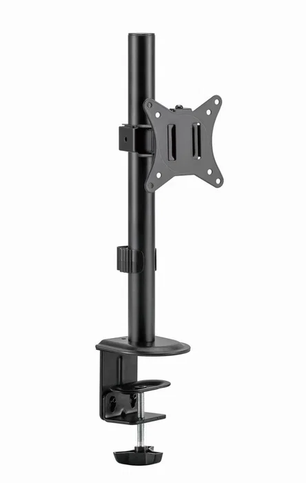 Gembird MA-D1-02 Soporte de Mesa Ajustable para Monitor Único 17 a 32 Pulgadas con Giratorio, Inclinación 45°, Rotación 180° y Montaje VESA (100x100/75x75 mm), Negro