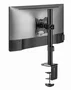 Gembird MA-D1-02 Soporte de Mesa Ajustable para Monitor Único 17 a 32 Pulgadas con Giratorio, Inclinación 45°, Rotación 180° y Montaje VESA (100x100/75x75 mm), Negro