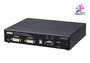ATEN Transmisor KVM sobre IP KE6940AiT/AX-G - Extensor Dual Monitor DVI-I, Acceso por Internet, USB, 1920x1200, Negro