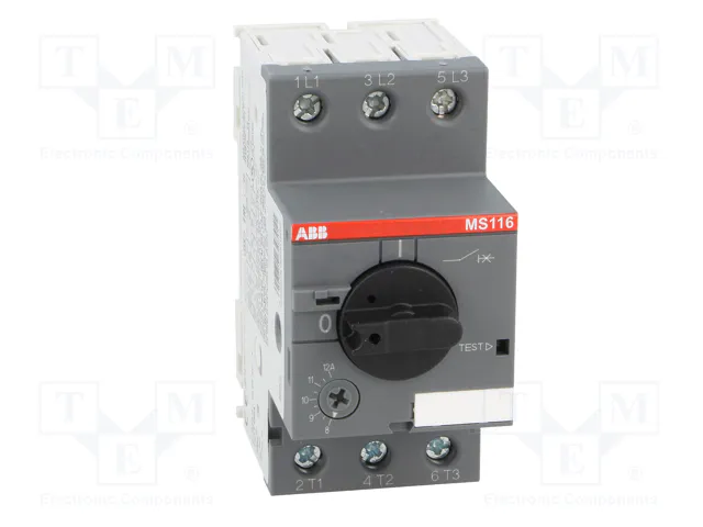 ABB MS116-12 Interruptor motorizado 5,5kW 208-690VAC