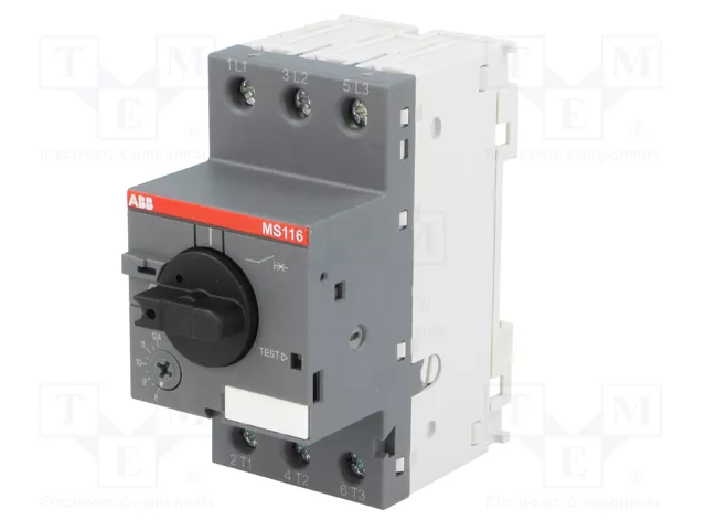 ABB MS116-12 Interruptor motorizado 5,5kW 208-690VAC
